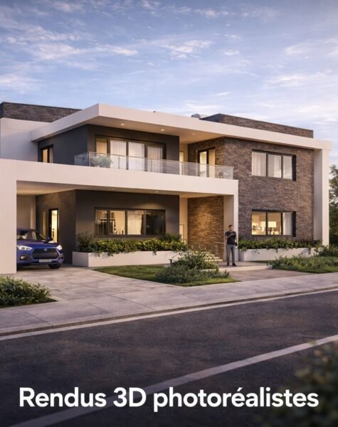 Rendus 3D photoréalistes