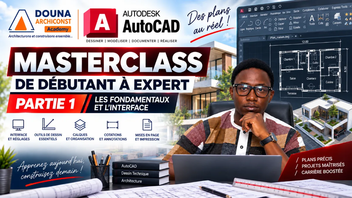 AutoCAD Masterclass – De débutant à expert – Partie 1