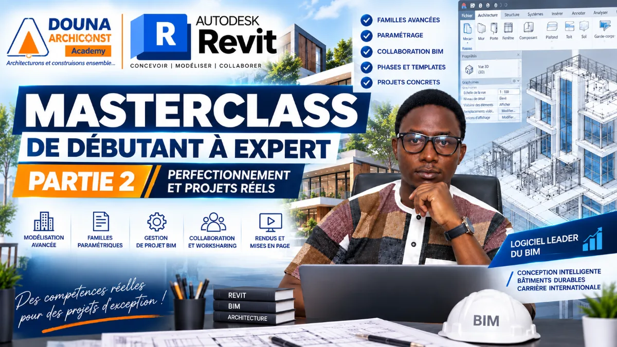 Revit Masterclass – De débutant à expert – Partie 2